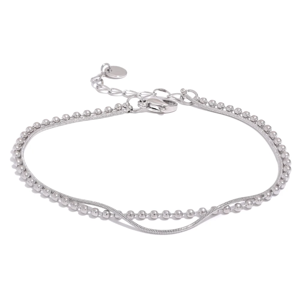 Pulseira Feminina Corrente Duo - Cleo