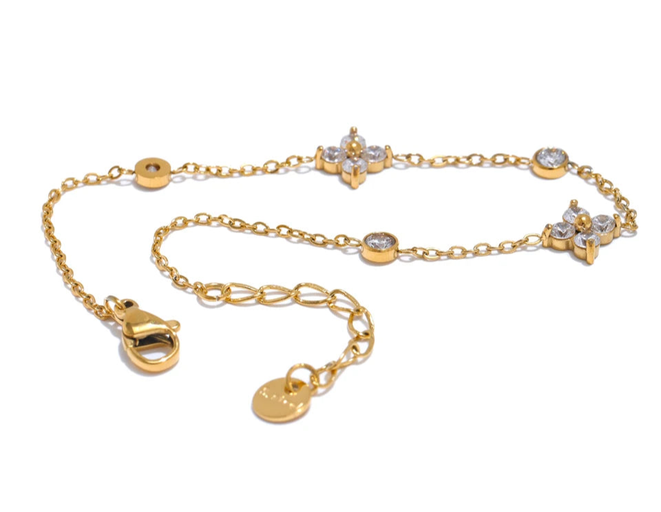 Pulseira Flor Ponto de Luz