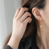 Brinco Fio Longo Coração