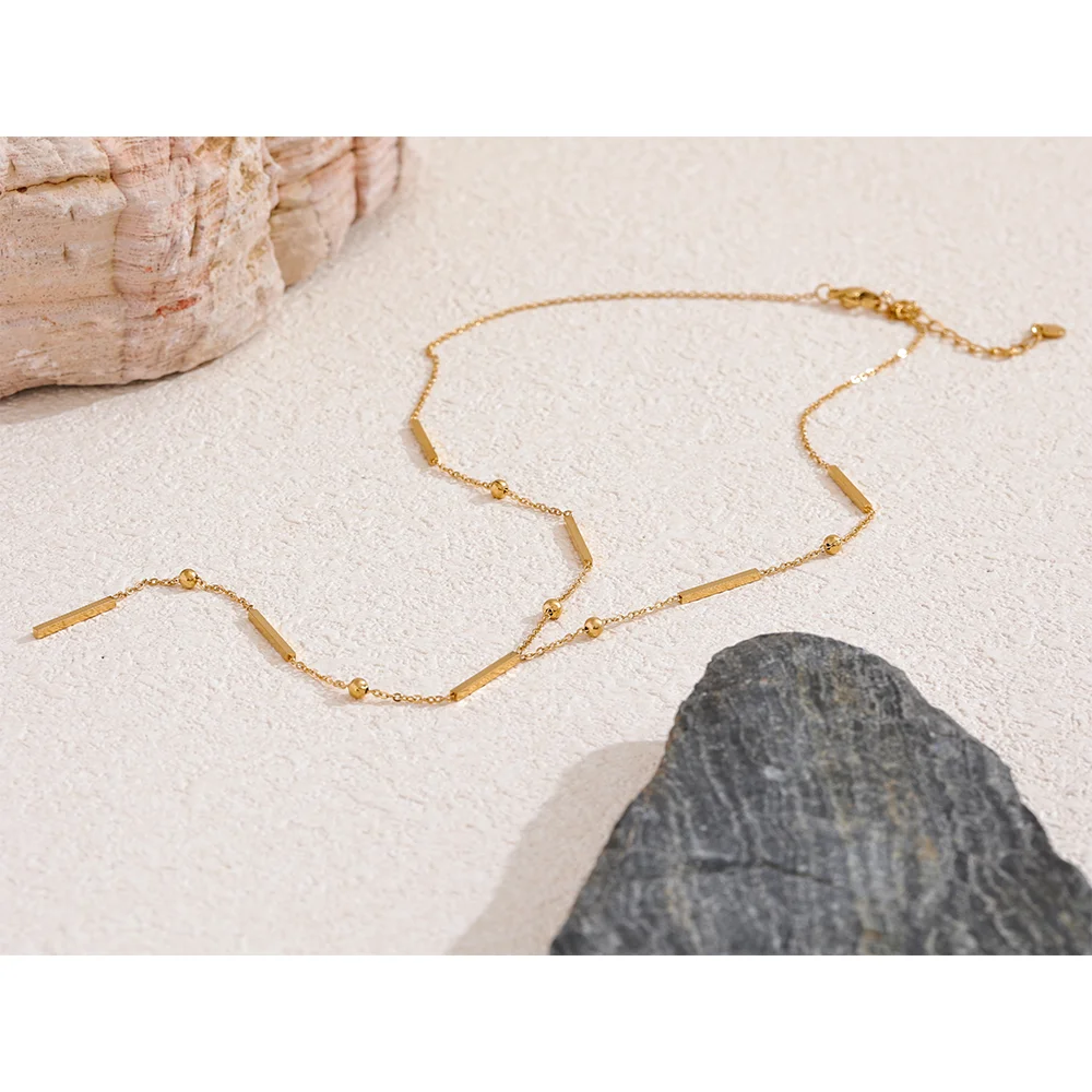 Colar Gravatinha Banhado a Ouro 18K