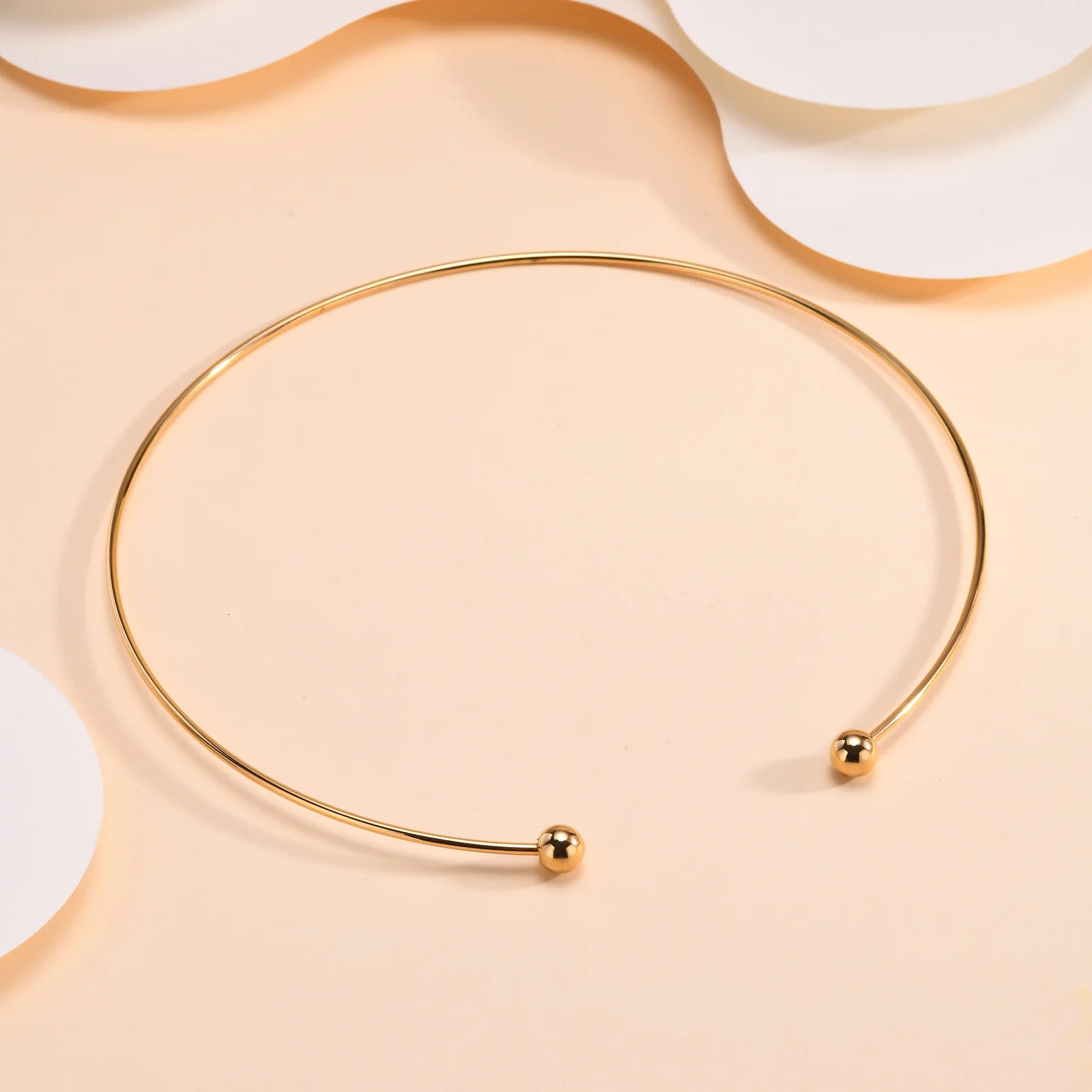 Colar Chocker Fio com Bolinha