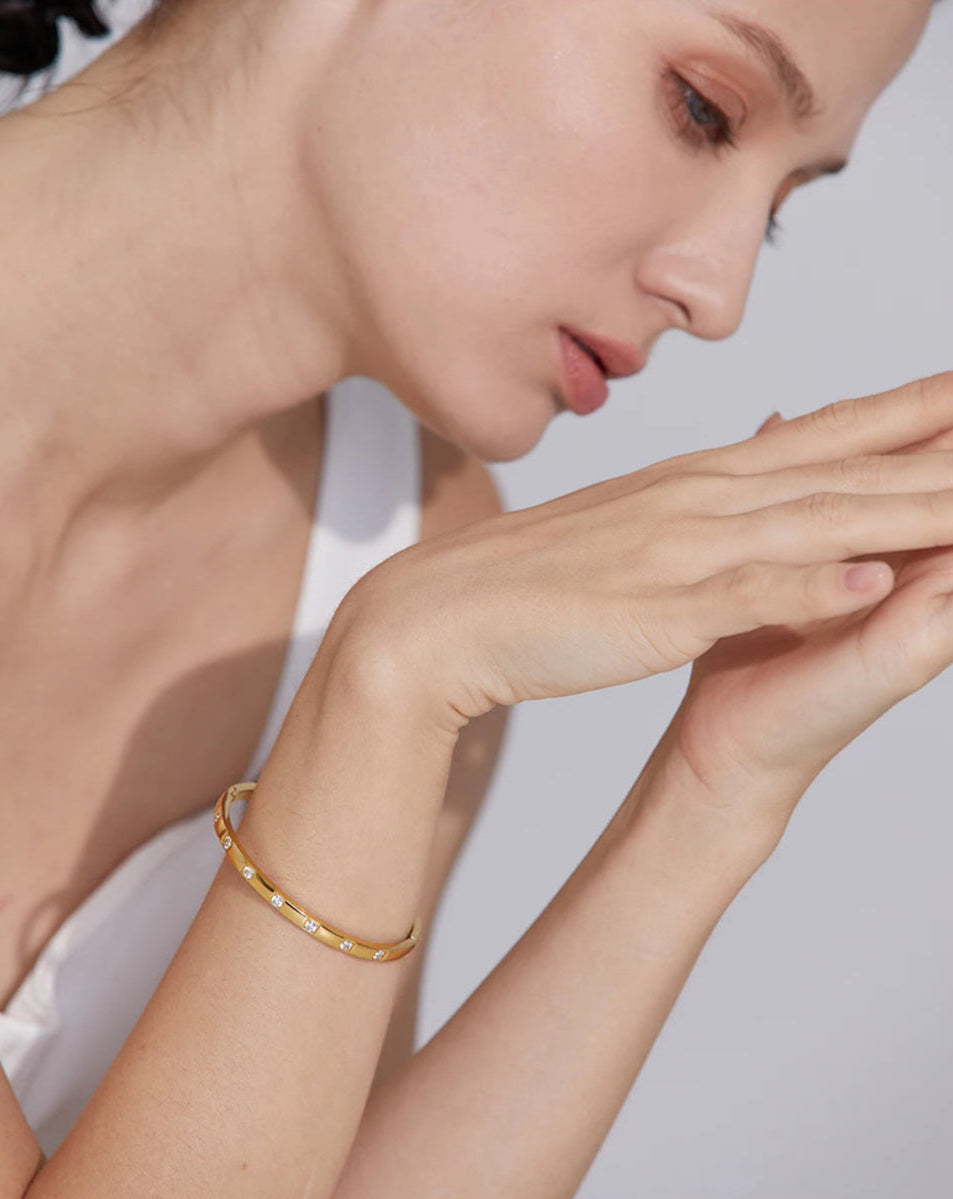 Pulseira Luxo Sete Pedras