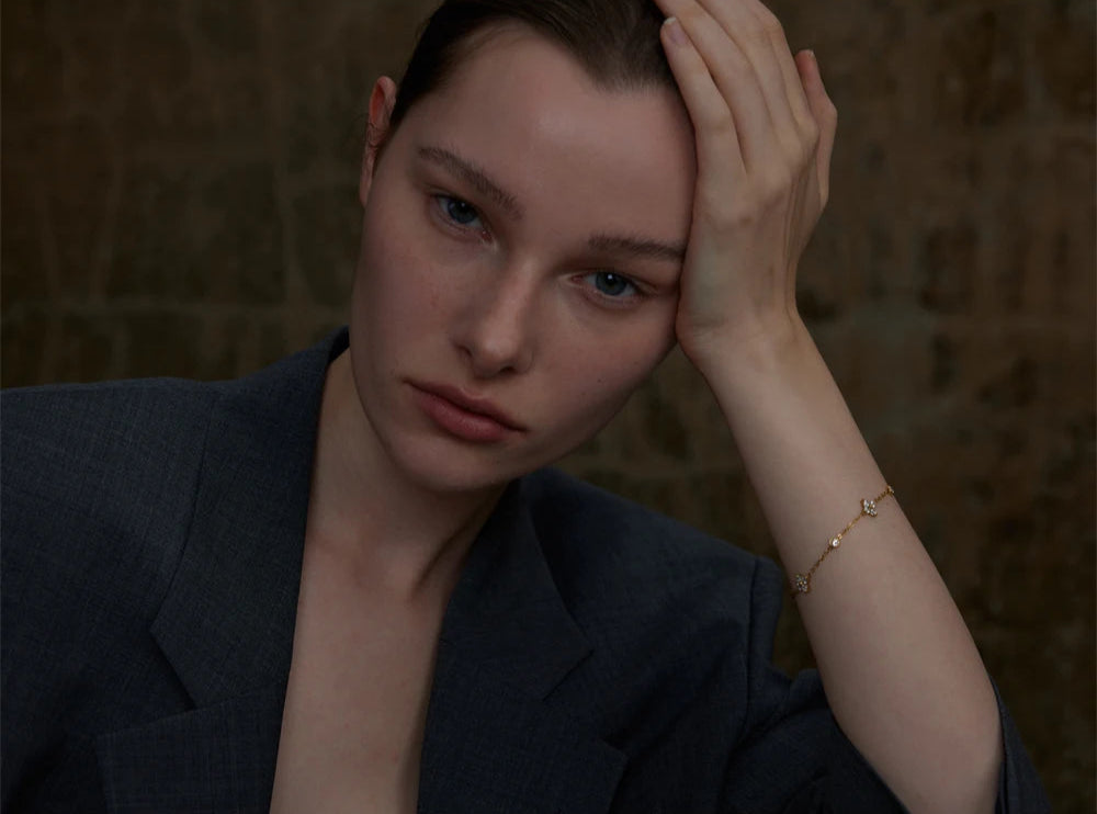 Pulseira Flor Ponto de Luz