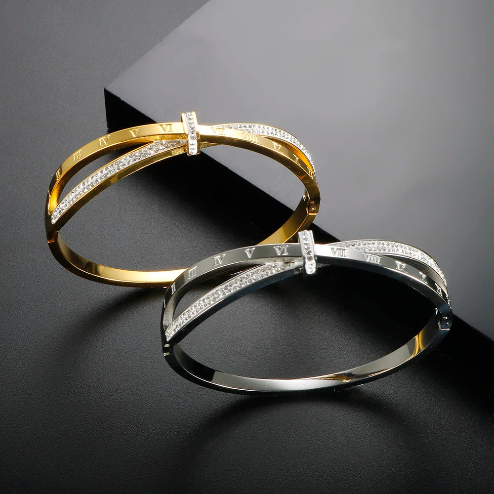 Pulseira Nó Entrelaçado Zircônia