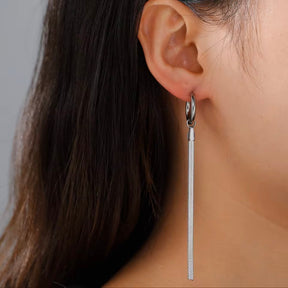 Brinco Argola Fio Longo Dourado