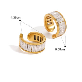 Brinco Piercing Fake Cravejado