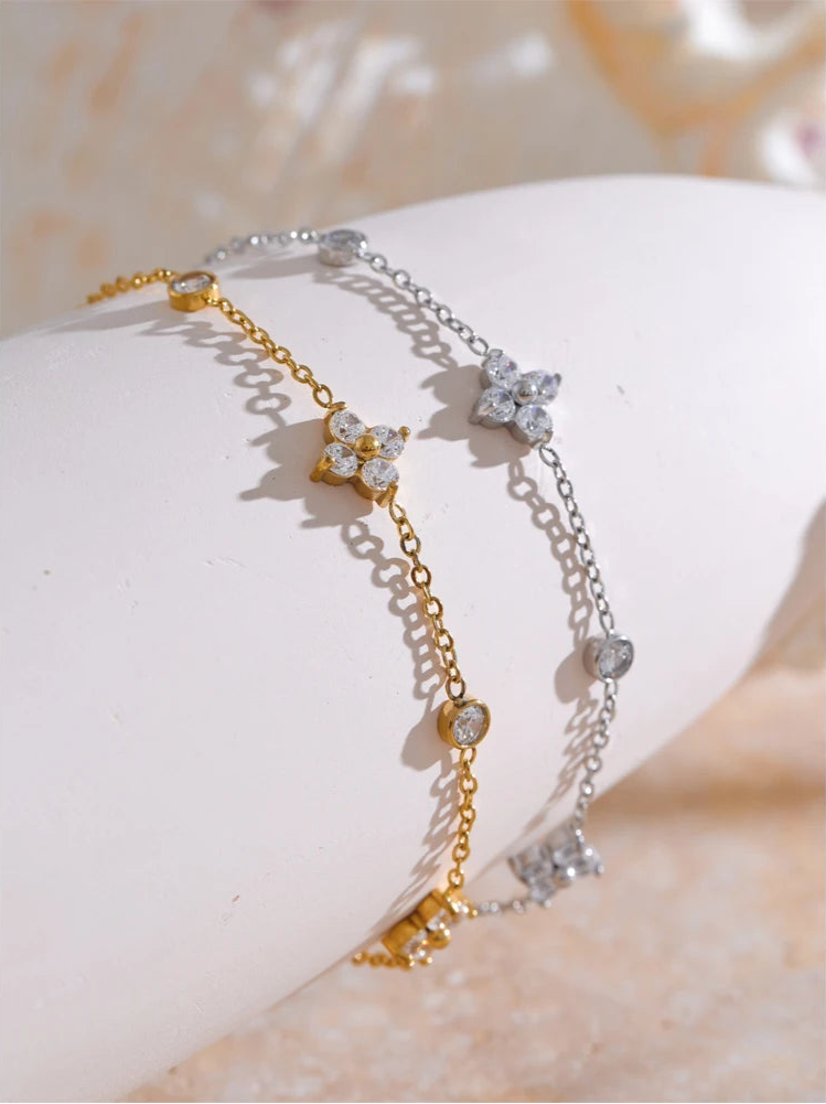 Pulseira Flor Ponto de Luz