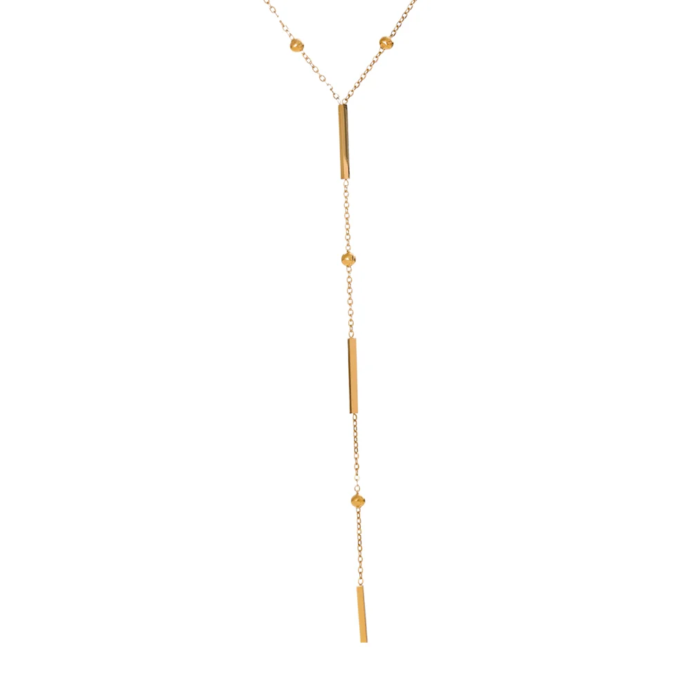 Colar Gravatinha Banhado a Ouro 18K