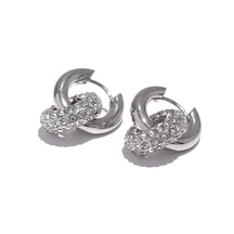 Brinco Argola Delicada Dupla com Zircônia