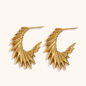 Brinco Angel Banhado a Ouro 18K