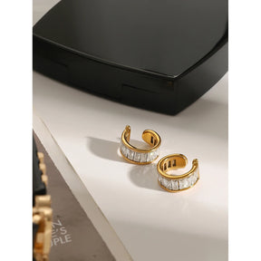 Brinco Piercing Fake Cravejado