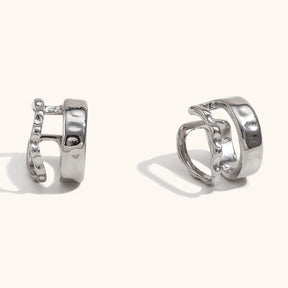 Brinco Piercing Fake Assimétrico Duo