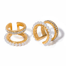 Brinco Piercing Fake Duo Pérola