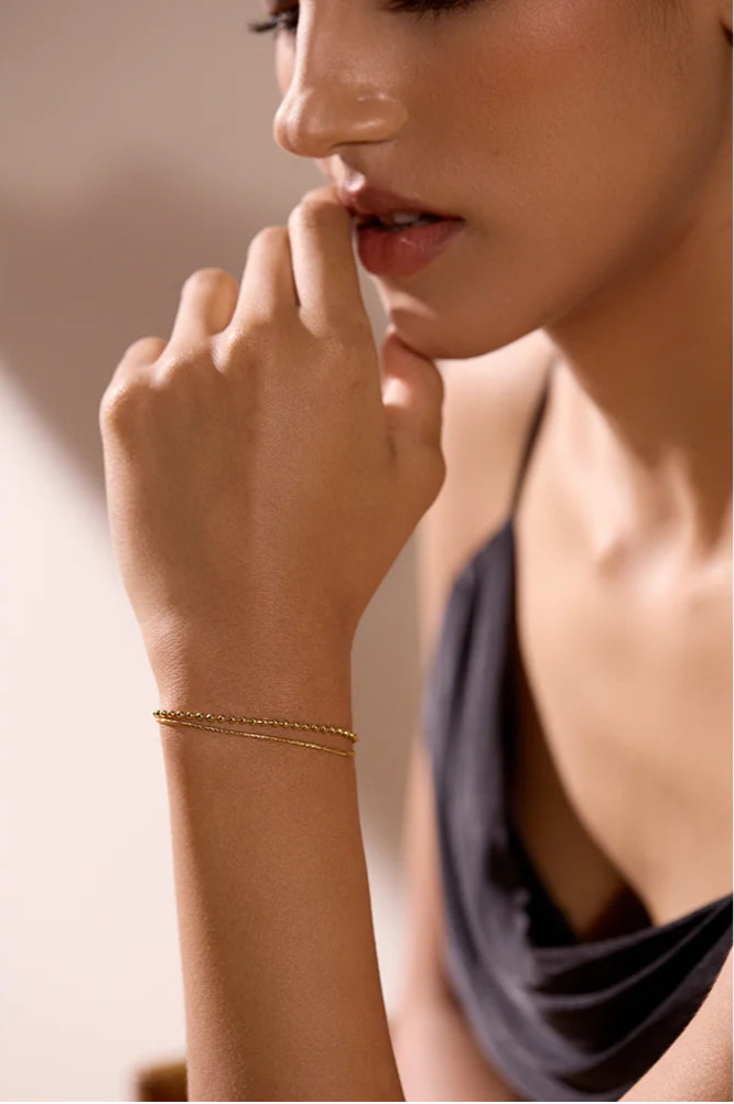 Pulseira Feminina Corrente Duo - Cleo