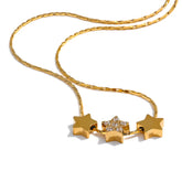 Colar Três Estrelas