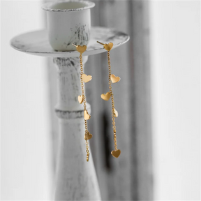 Brinco Fio Longo Coração