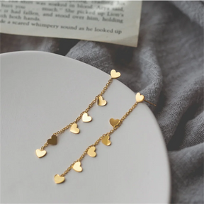 Brinco Fio Longo Coração