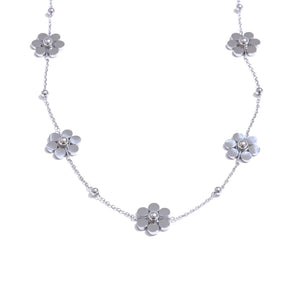 Colar Flor Banhado a Ouro 18K