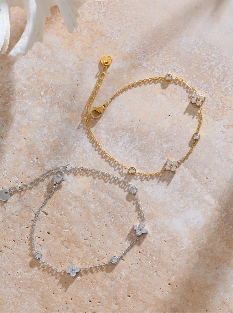 Pulseira Flor Ponto de Luz