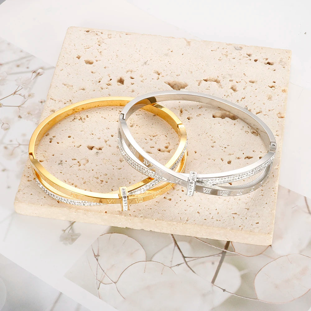 Pulseira Nó Entrelaçado Zircônia