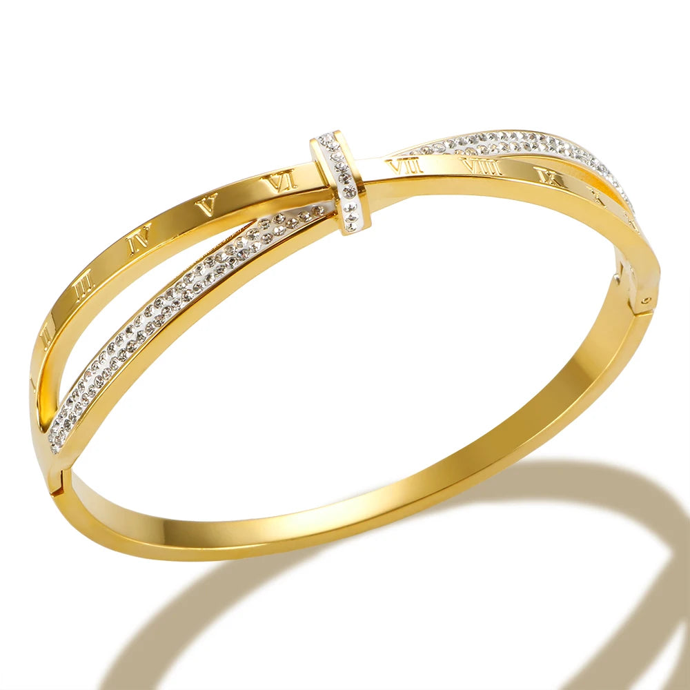 Pulseira Nó Entrelaçado Zircônia